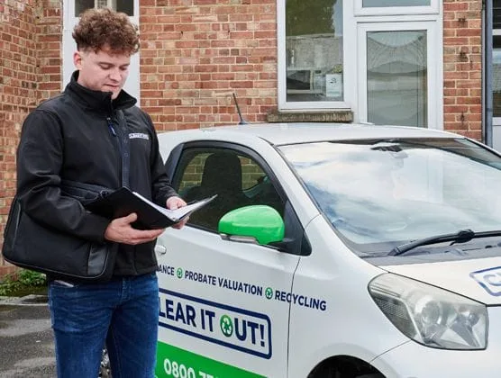 a man performing a probate valuation