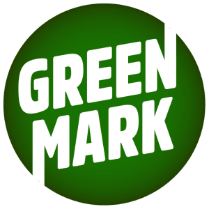 A green mark logo.