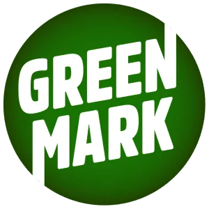 A green mark logo.