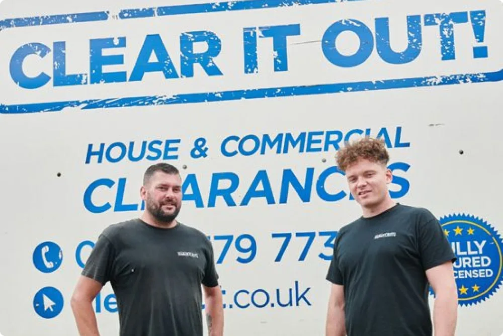A photo of the staff from Clear It Out commercial house clearance specialists