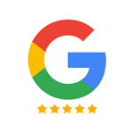 Google 5 star reviews badge