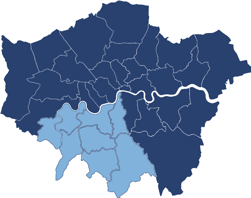 London Map - South West