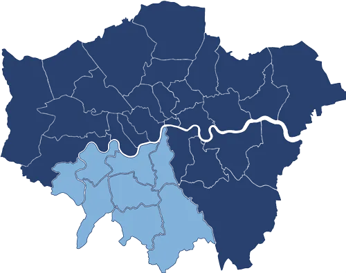 London Map - South West